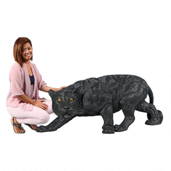 Black Panther Statue Large Life-Size School Mascot Fiberglass